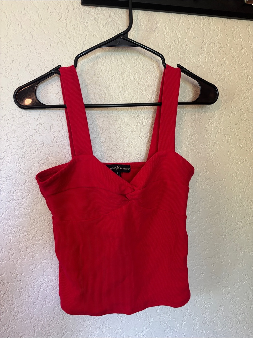 Almost Famous Red Tank Top